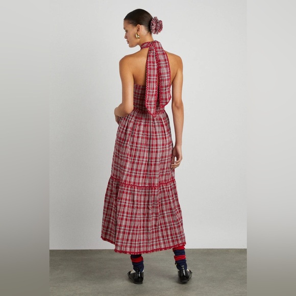 ❗️SOLD❗️- Damson Madder Pia Midi Dress - Picture 2 of 7